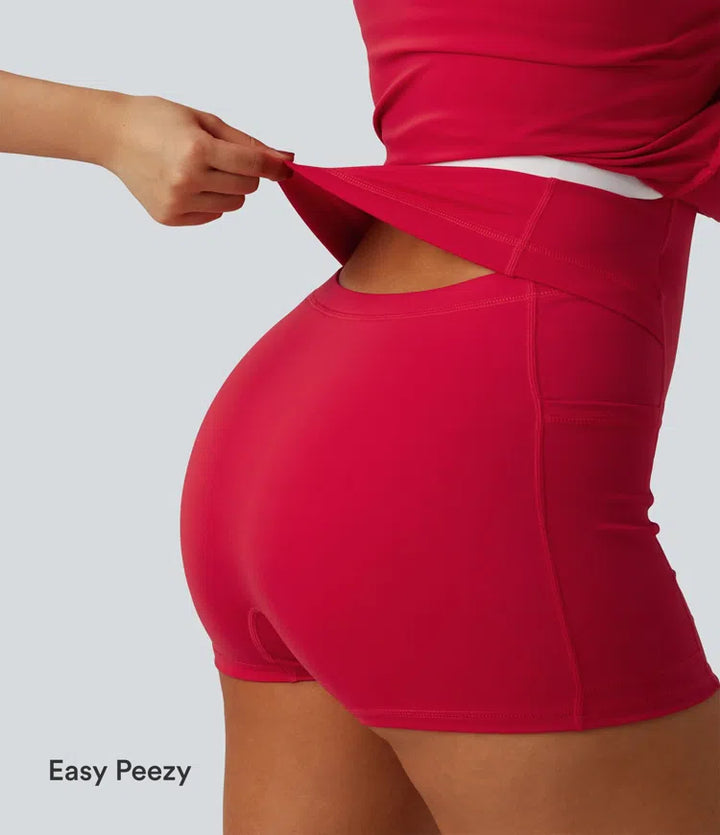 SoftlyZero Airy 2 w 1 InstantCool mini tenisowa sukienka sportowa z kieszenią — edycja Pocket‑Easy Peezy