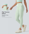 Halara UltraSculpt Legginsy treningowe z wysokim stanem, modelujące sylwetkę i kontrolujące brzuch, z kieszeniami