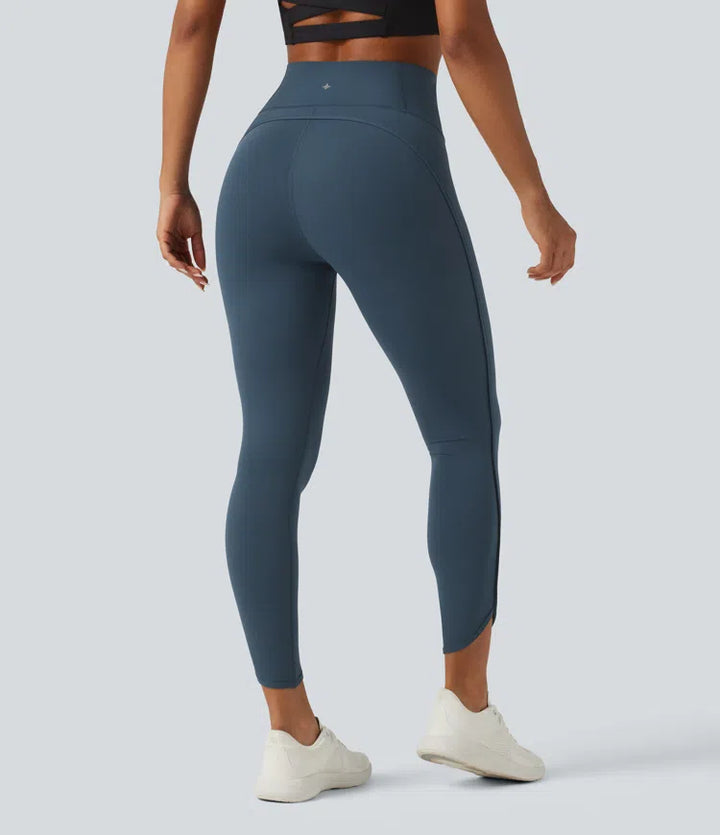 Halara UltraSculpt legginsy treningowe z wysokim stanem i modelującym efektem na brzuch, z kieszeniami