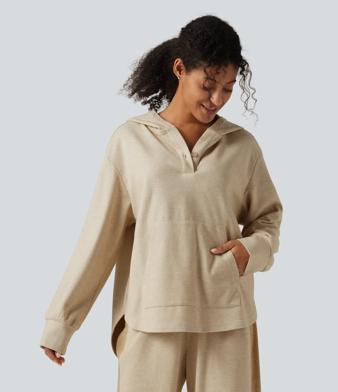 Z długim rękawem kangurka kieszeń z zaokrąglonym dołem na co dzień pulower bluza z kapturem z kieszenią