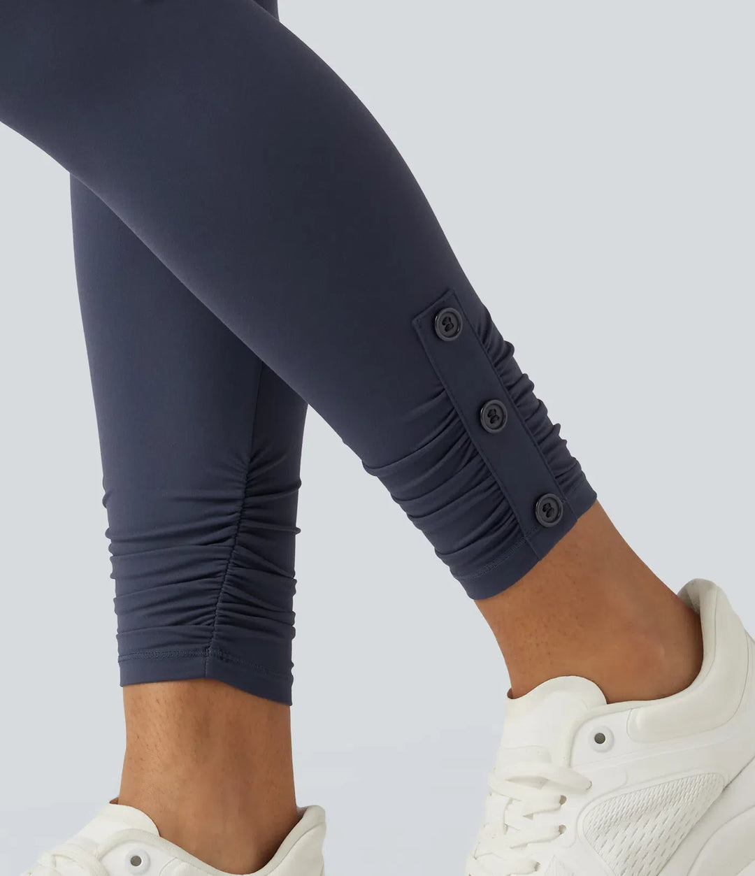 Milejka UltraSculpt z wysokim stanem marszczony legginsy do jogi