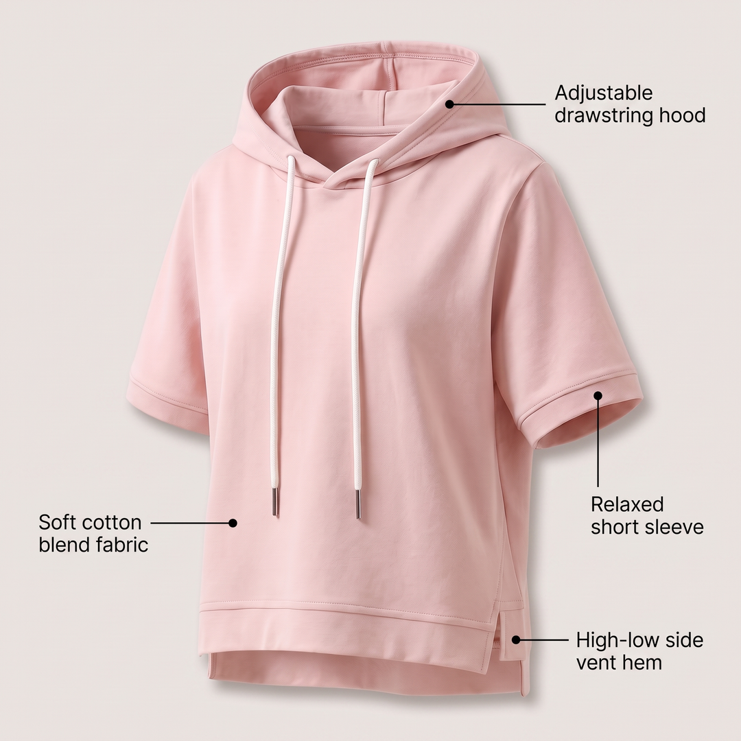 BLUZA Z KRÓTKIM RĘKAWEM ALISON