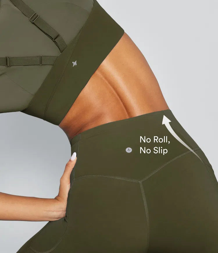 Halara UltraSculpt legginsy do jogi bootcut z wysokim stanem, marszczeniem podnoszącym pośladki, modelowaniem brzucha, modelujące sylwetkę, z kieszeniami.
