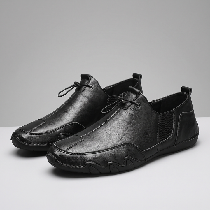 PRAWDZIWE SKÓRZANE BUTY WSUWANE LORENZO