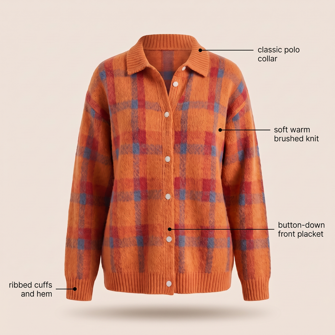 Sweter VIVIENNE RETRO CHECK