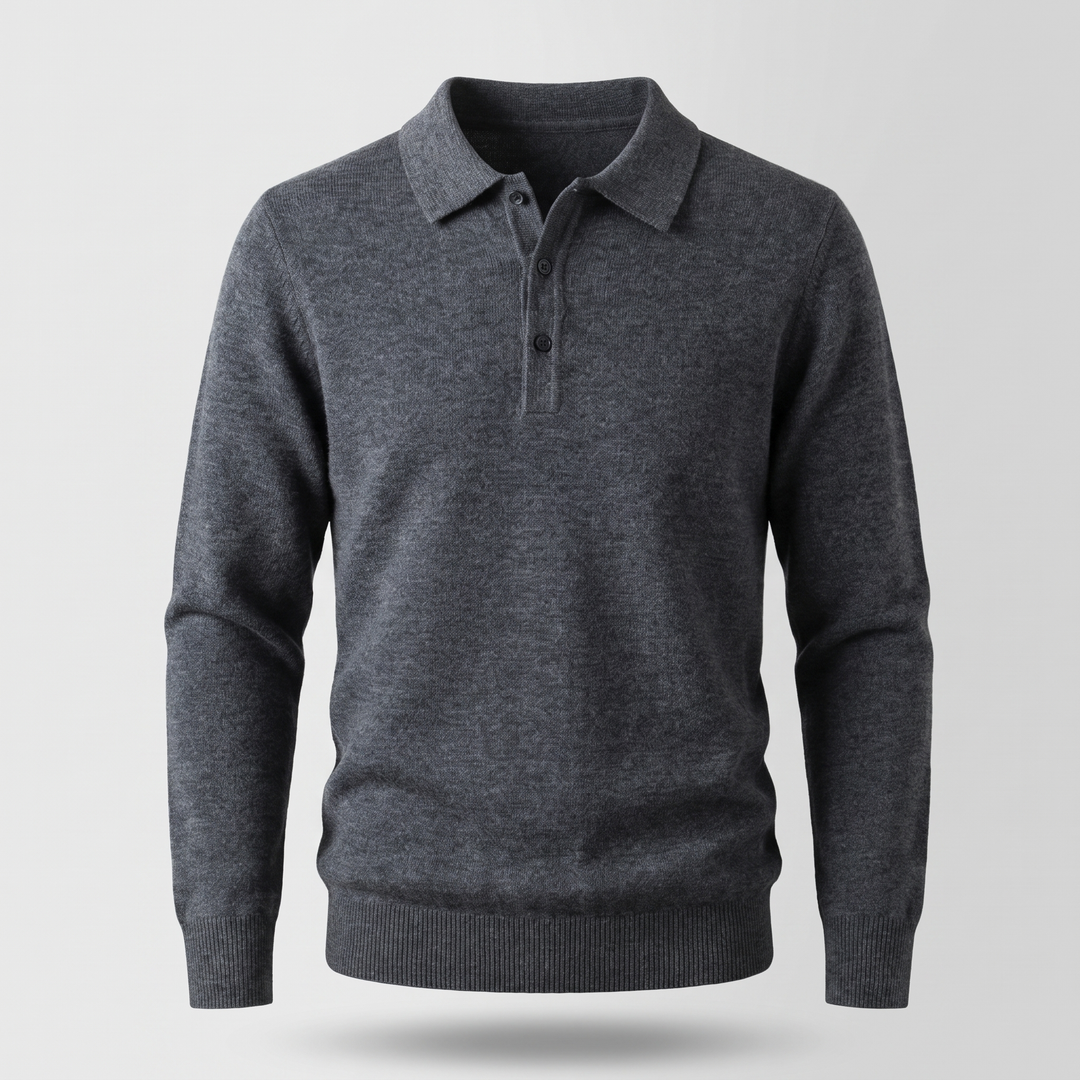 WYRAFINOWANY SWETER POLO WINDSOR
