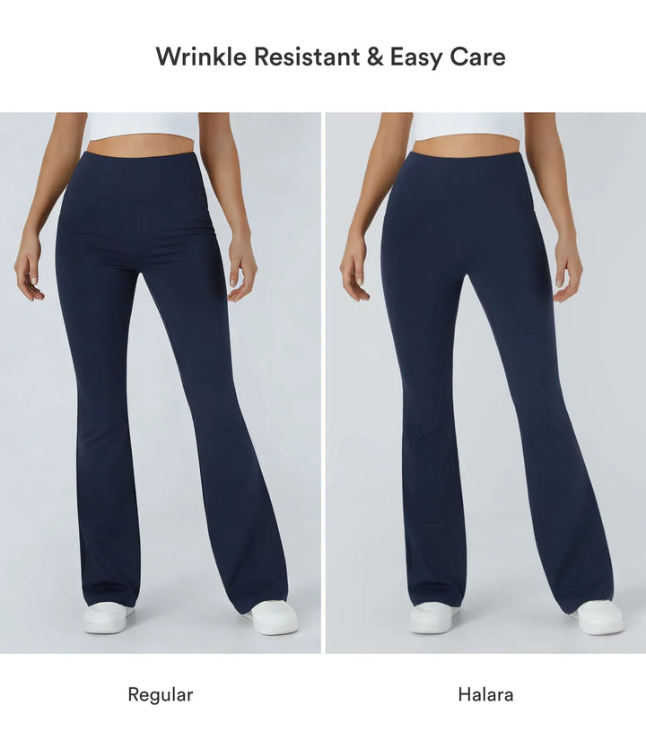 DayStretch z wysokim stanem i kieszenią flare legginsy do jogi
