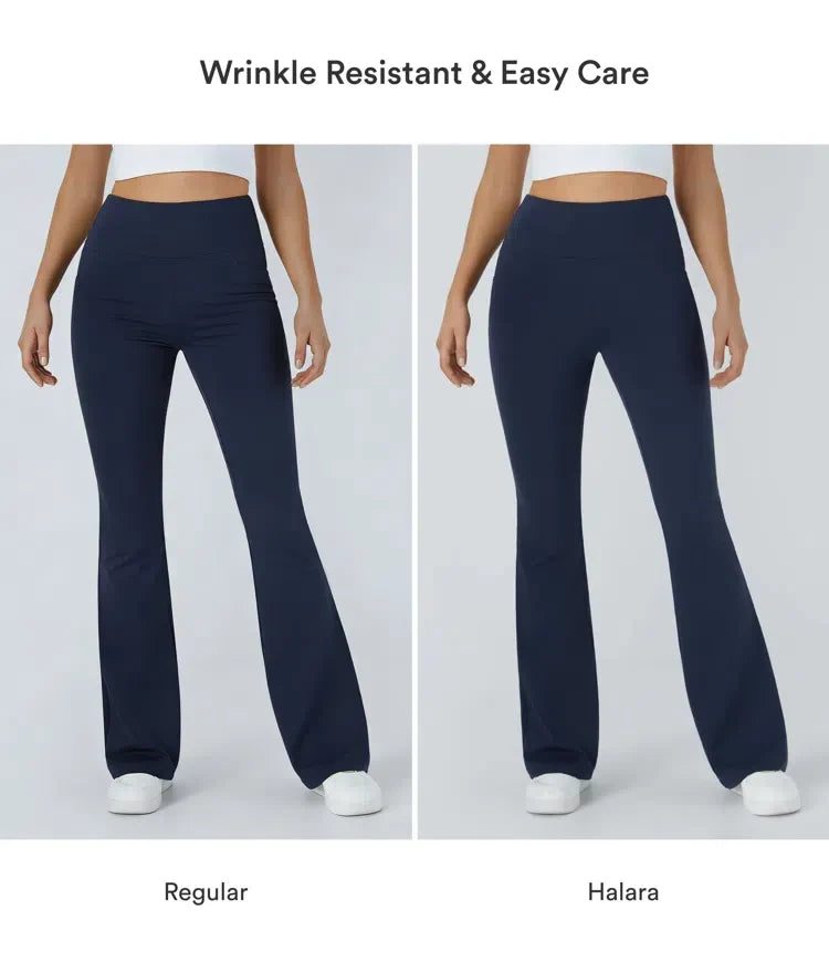 DayStretch z wysokim stanem i kieszenią flare legginsy do jogi