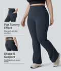 Milejka UltraSculpt z wysokim stanem modelujące brzuch kieszeń modelujące joga bootcut plus size legginsy
