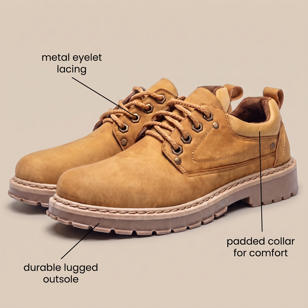 BRAMWELL RETRO SKÓRZANE BUTY