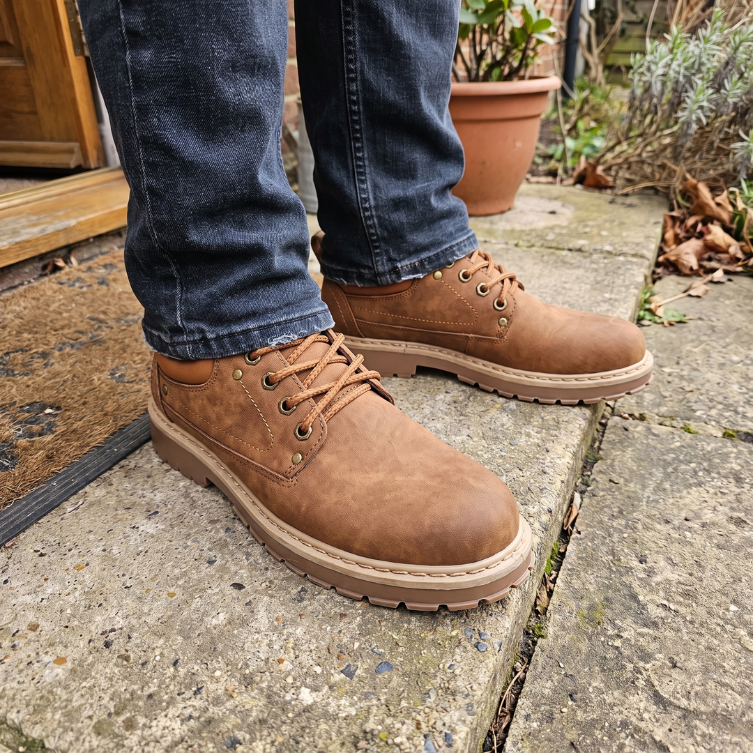 BRAMWELL RETRO SKÓRZANE BUTY