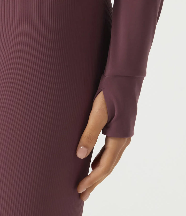 Milejka UltraSculpt ze stójką i długim rękawem z klamrą z paskiem joga Curvy kurtka