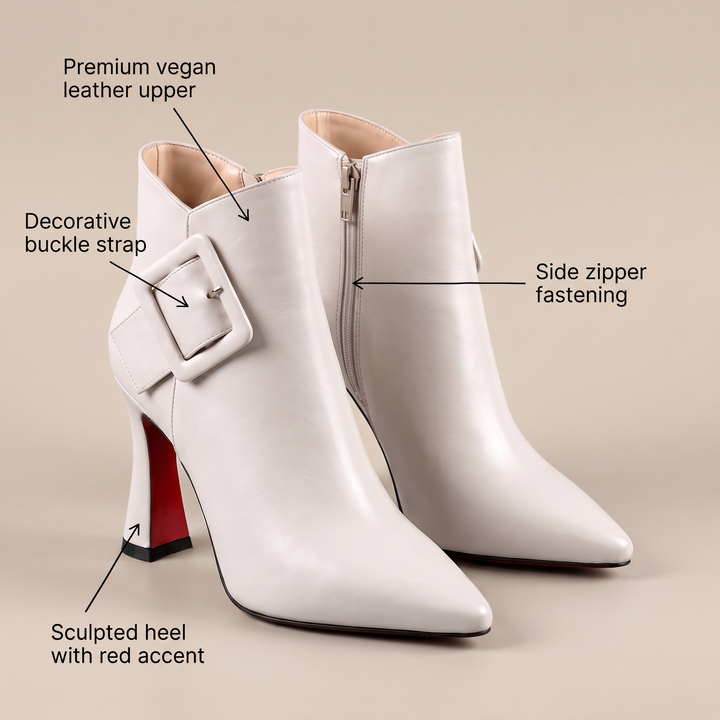 BUTY ISABELLE Z DETALEM PASKA