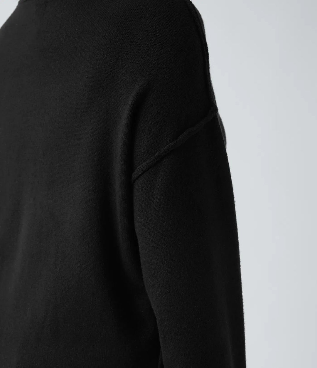 Z okrągłym dekoltem z opuszczonym ramieniem z długim rękawem na co dzień plus size sweter
