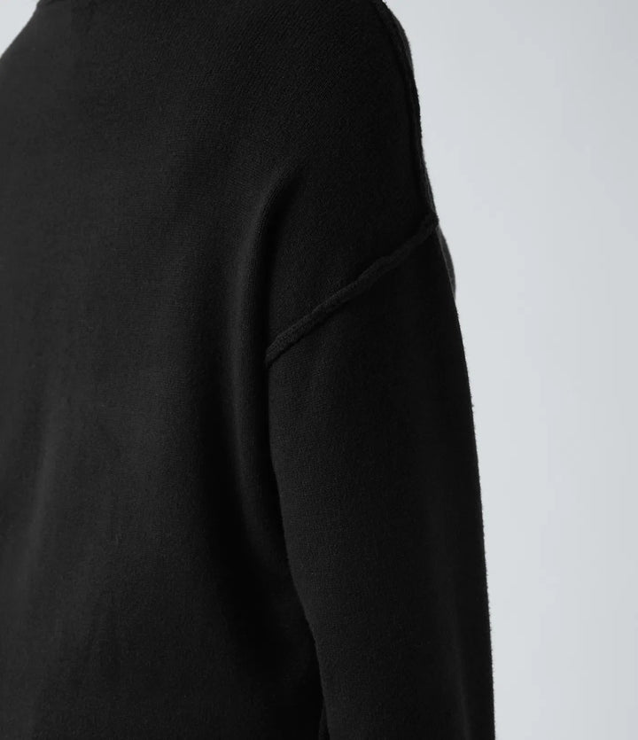 Z okrągłym dekoltem z opuszczonym ramieniem z długim rękawem na co dzień plus size sweter