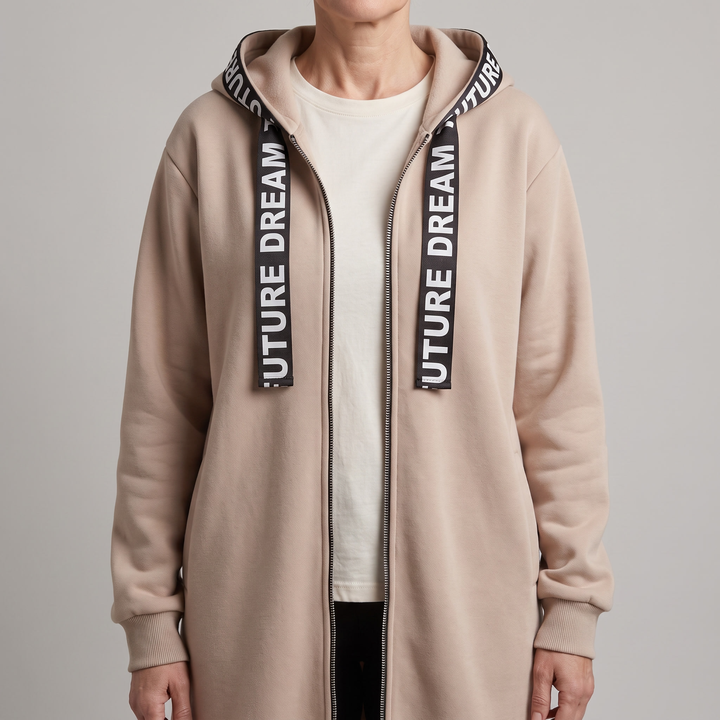BLUZA Z KAPTUREM CASUAL LUXE