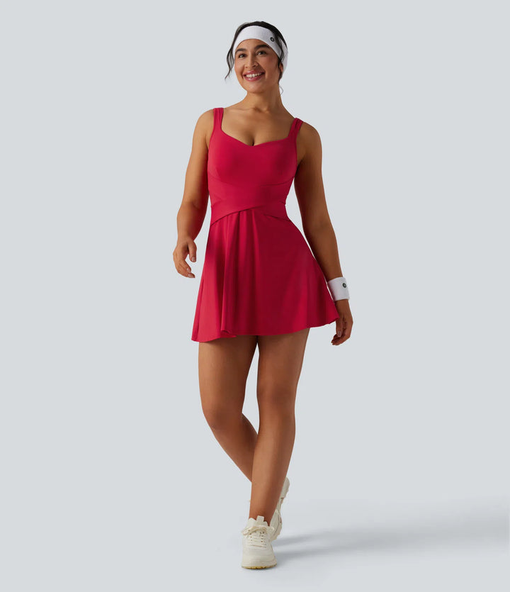 SoftlyZero Airy 2 w 1 InstantCool mini tenisowa sukienka sportowa z kieszenią — edycja Pocket‑Easy Peezy