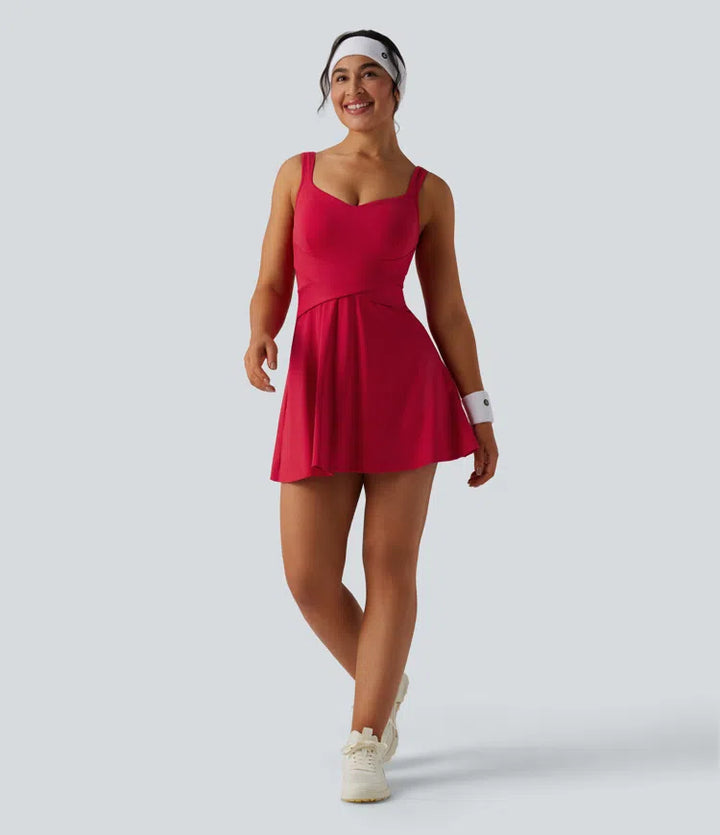 SoftlyZero Airy 2 w 1 InstantCool mini tenisowa sukienka sportowa z kieszenią — edycja Pocket‑Easy Peezy