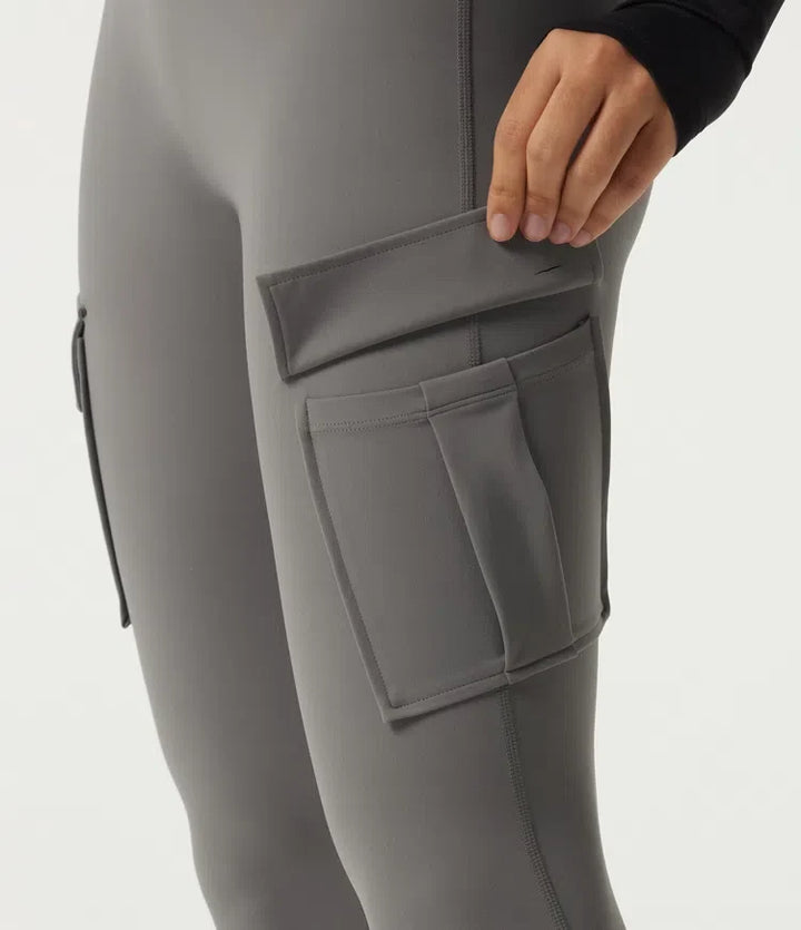 Milejka UltraSculpt z wysokim stanem bootcut stacked legginsy do jogi z kieszeniami
