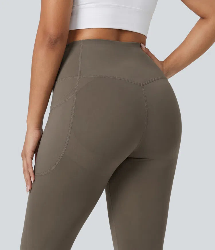 Legginsy treningowe w rozmiarze plus Halara UltraSculpt o wysokim stanie, unoszące pośladki, modelujące brzuch, z kieszeniami