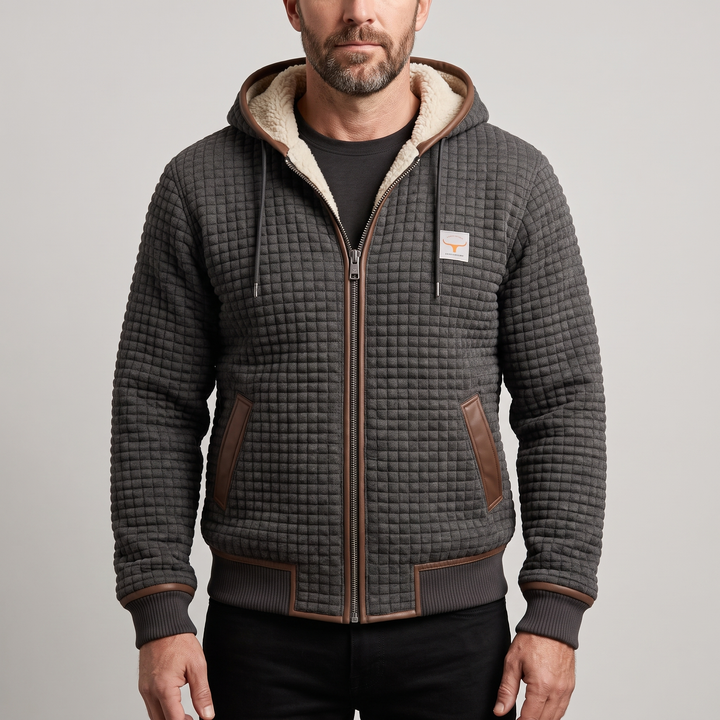 TERMICZNA KURTKA POLAROWA Z GOFROWĄ WODĄ