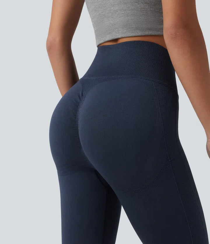 OneForm Seamless Flow bezszwowe legginsy do jogi z wysokim stanem, kontrolą brzucha i unoszącym efektem na pośladki