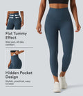 Halara UltraSculpt legginsy treningowe z wysokim stanem i modelującym efektem na brzuch, z kieszeniami