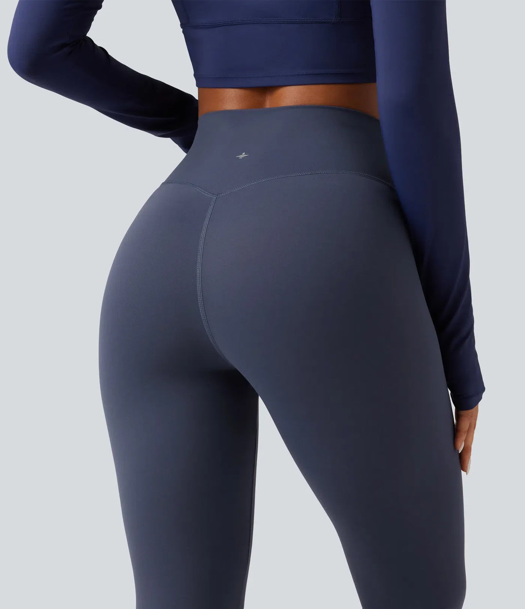 Milejka UltraSculpt z wysokim stanem marszczony legginsy do jogi