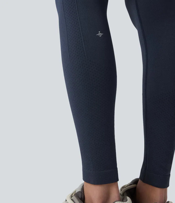OneForm Seamless Flow bezszwowe legginsy do jogi z wysokim stanem, kontrolą brzucha i unoszącym efektem na pośladki