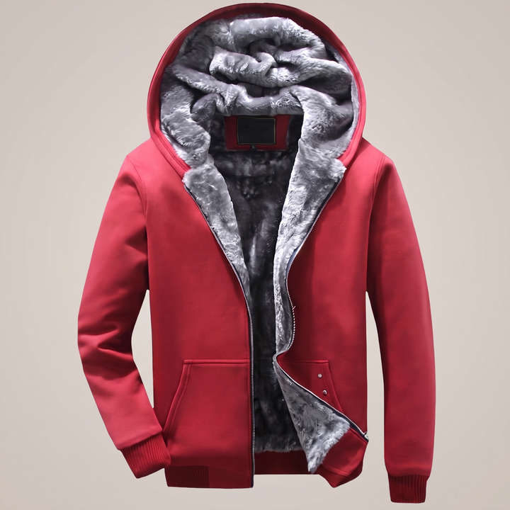 KURTKA Z KAPTUREM I PODSZEWKĄ SHERPA