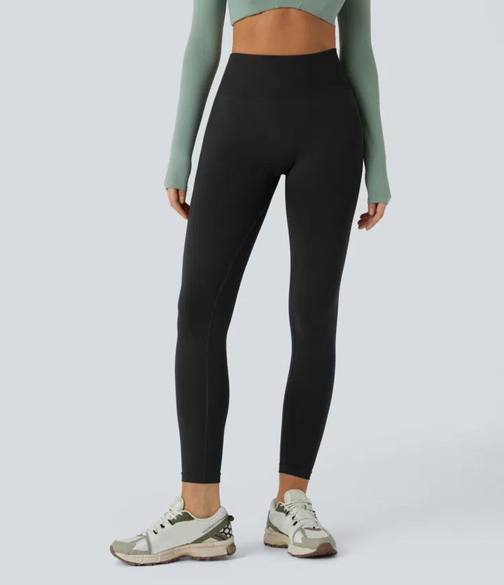 OneForm Seamless Flow legginsy do jogi o średnim stanie, modelujące brzuch i unoszące pośladki