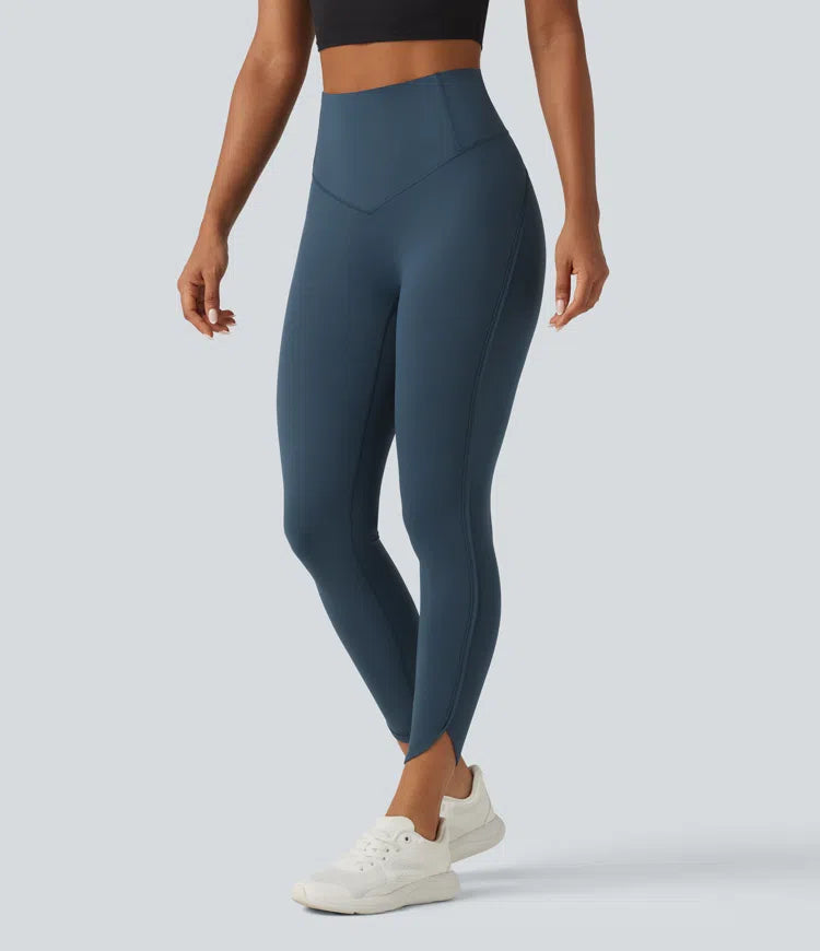Halara UltraSculpt legginsy treningowe z wysokim stanem i modelującym efektem na brzuch, z kieszeniami