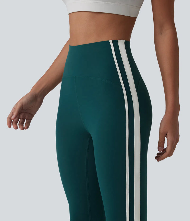 Halara Ultrasculpt legginsy 7/8 do jogi z wysokim stanem, kontrolą brzucha i bocznym paskiem