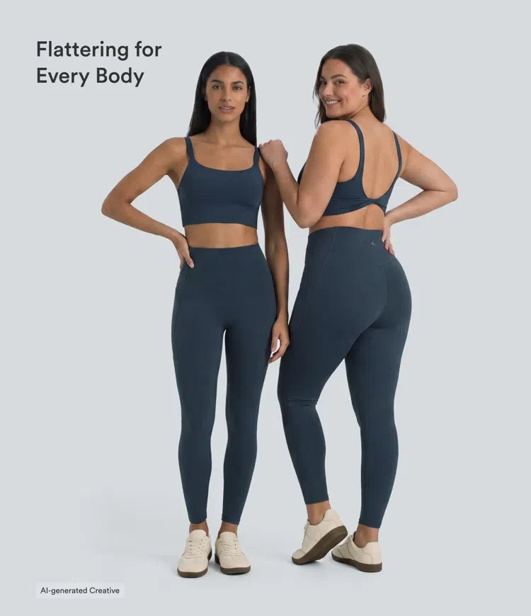 Milejka UltraSculpt Curvy z wysokim stanem modelujące brzuch modelujące legginsy do jogi z kieszeniami