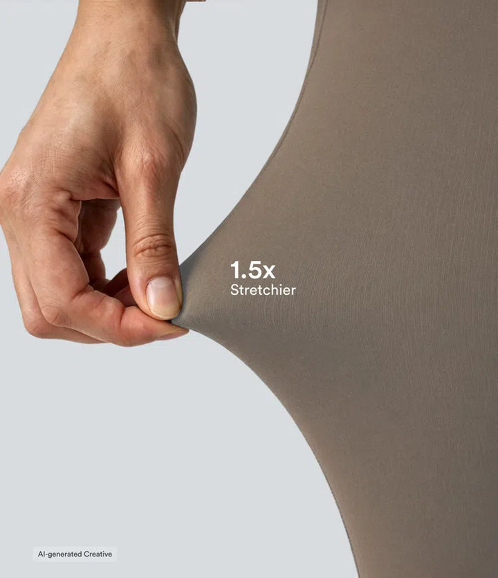 Halara UltraSculpt legginsy do jogi z wysokim stanem, modelujące brzuch, z rozkloszowanymi nogawkami i kieszeniami