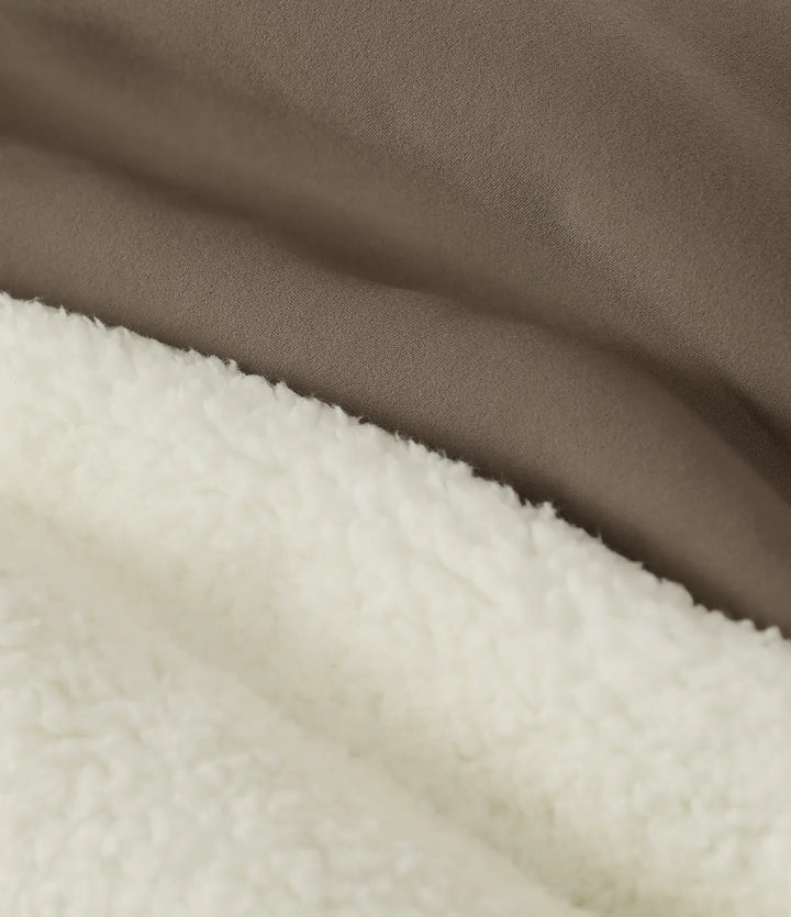 Milejka UltraSculpt ciepło z wysokim stanem modelujące brzuch polarowy legginsy do jogi z kieszeniami