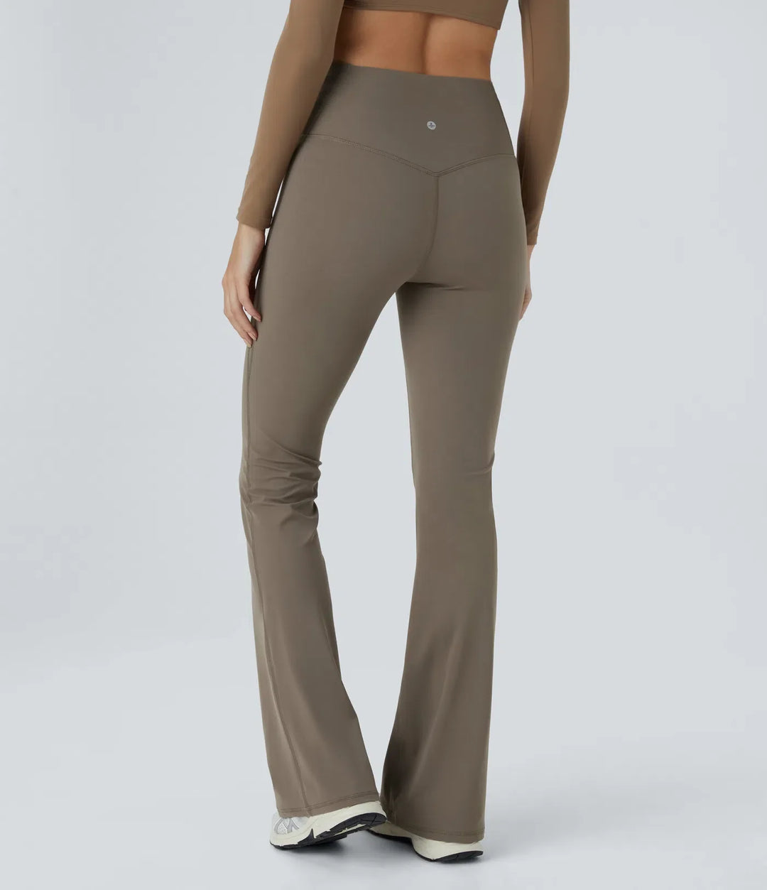 Milejka UltraSculpt z wysokim stanem modelujące brzuch modelujące joga legginsy flare