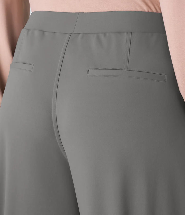 Milejka Flex DayStretch z wysokim stanem i kieszenią z prostą nogawką do pracy plus size spodnie