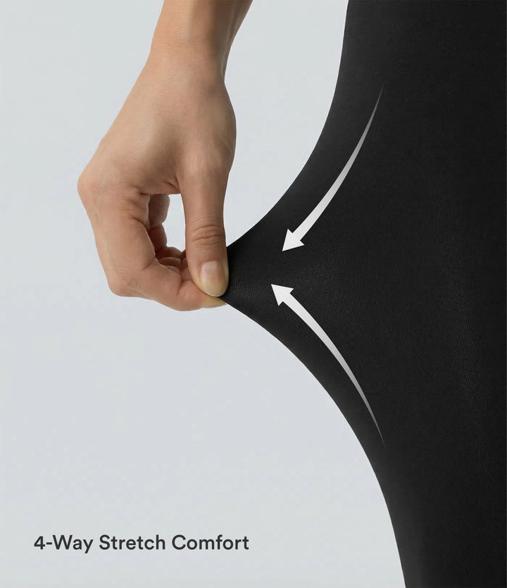 OneForm Seamless Flow legginsy do jogi o średnim stanie, modelujące brzuch i unoszące pośladki