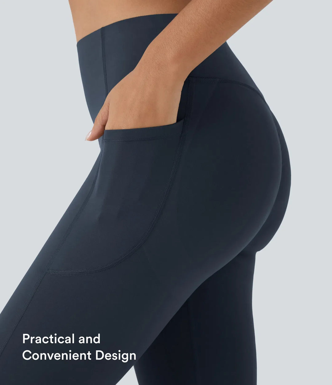 Milejka UltraSculpt z wysokim stanem marszczony unoszące pośladki modelujące brzuch kieszeń modelujące capri legginsy treningowe