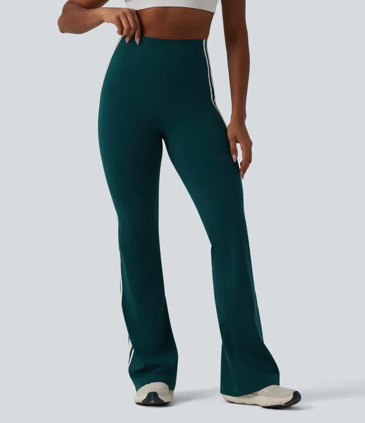 Halara UltraSculpt 7/8 legginsy do jogi z wysokim stanem, modelującym brzuch i z bocznym paskiem