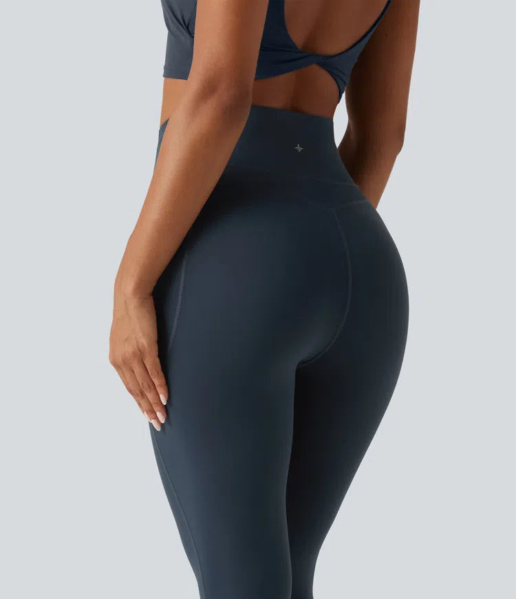 Halara UltraSculpt legginsy do jogi dla krągłych kształtów, z wysokim stanem, modelujące i wyszczuplające brzuch, z kieszeniami