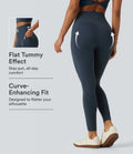 Halara UltraSculpt legginsy do jogi dla krągłych kształtów, z wysokim stanem, modelujące i wyszczuplające brzuch, z kieszeniami