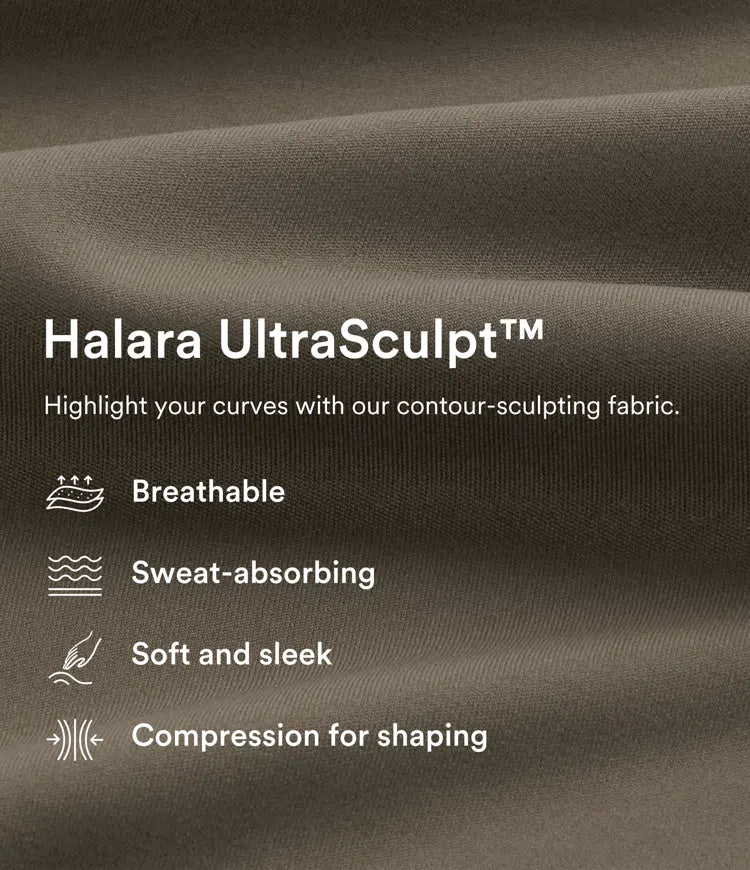Halara UltraSculpt legginsy z wysokim stanem dla plus size — modelujące sylwetkę, z kontrolą brzucha i kieszenią, przeznaczone do treningu