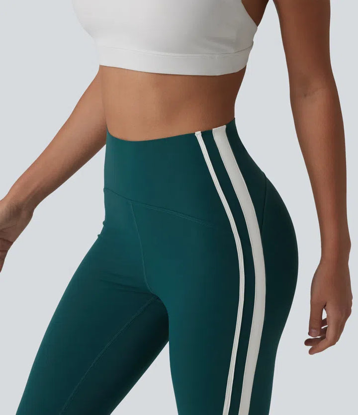 Halara Ultrasculpt legginsy 7/8 do jogi z wysokim stanem, kontrolą brzucha i bocznym paskiem