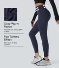 SoftlyZero pluszowy termiczny z wysokim stanem modelujące brzuch kieszeń treningowy legginsy
