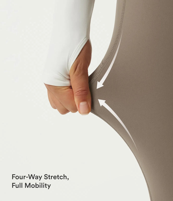 Milejka UltraSculpt ciepło z wysokim stanem modelujące brzuch polarowy legginsy do jogi z kieszeniami