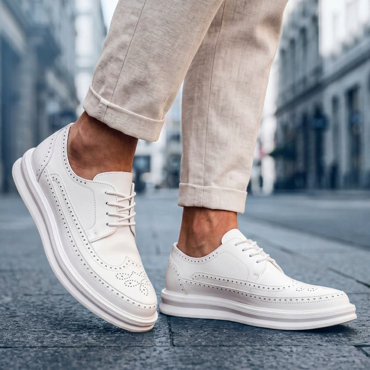 BANSTEAD BROGUE SKÓRZANE BUTY SPORTOWE