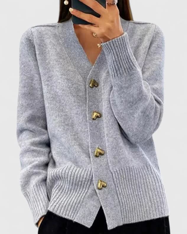 Elegancki dzianinowy kardigan Bella