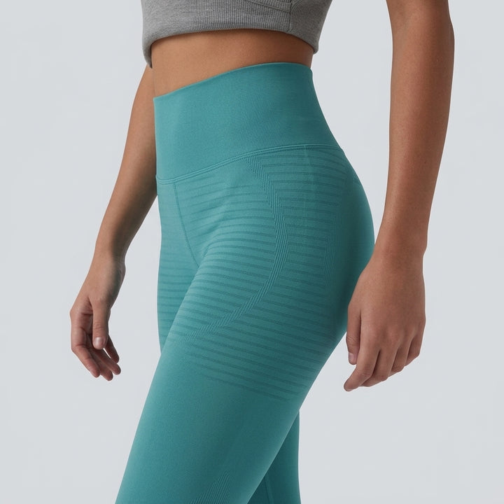 OneForm bezszwowy Flow z wysokim stanem modelujące brzuch unoszące pośladki legginsy do jogi